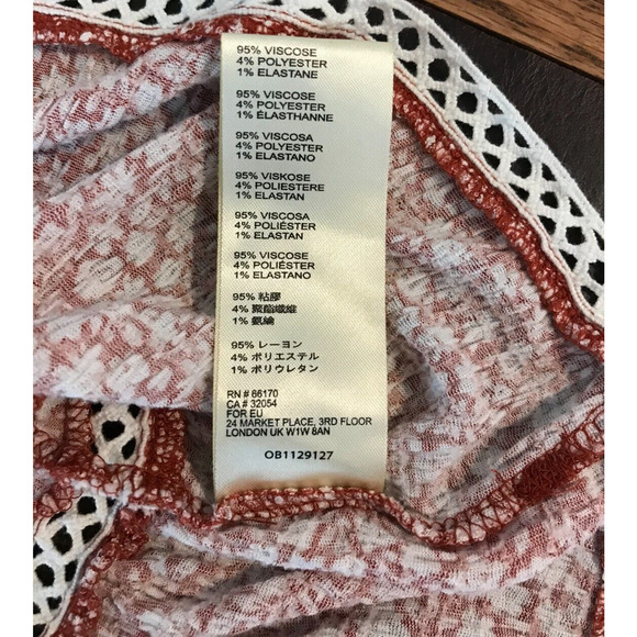 Anthropologie Maeve Quinn Floral and Lace Peplum Top - Picture 10 of 10